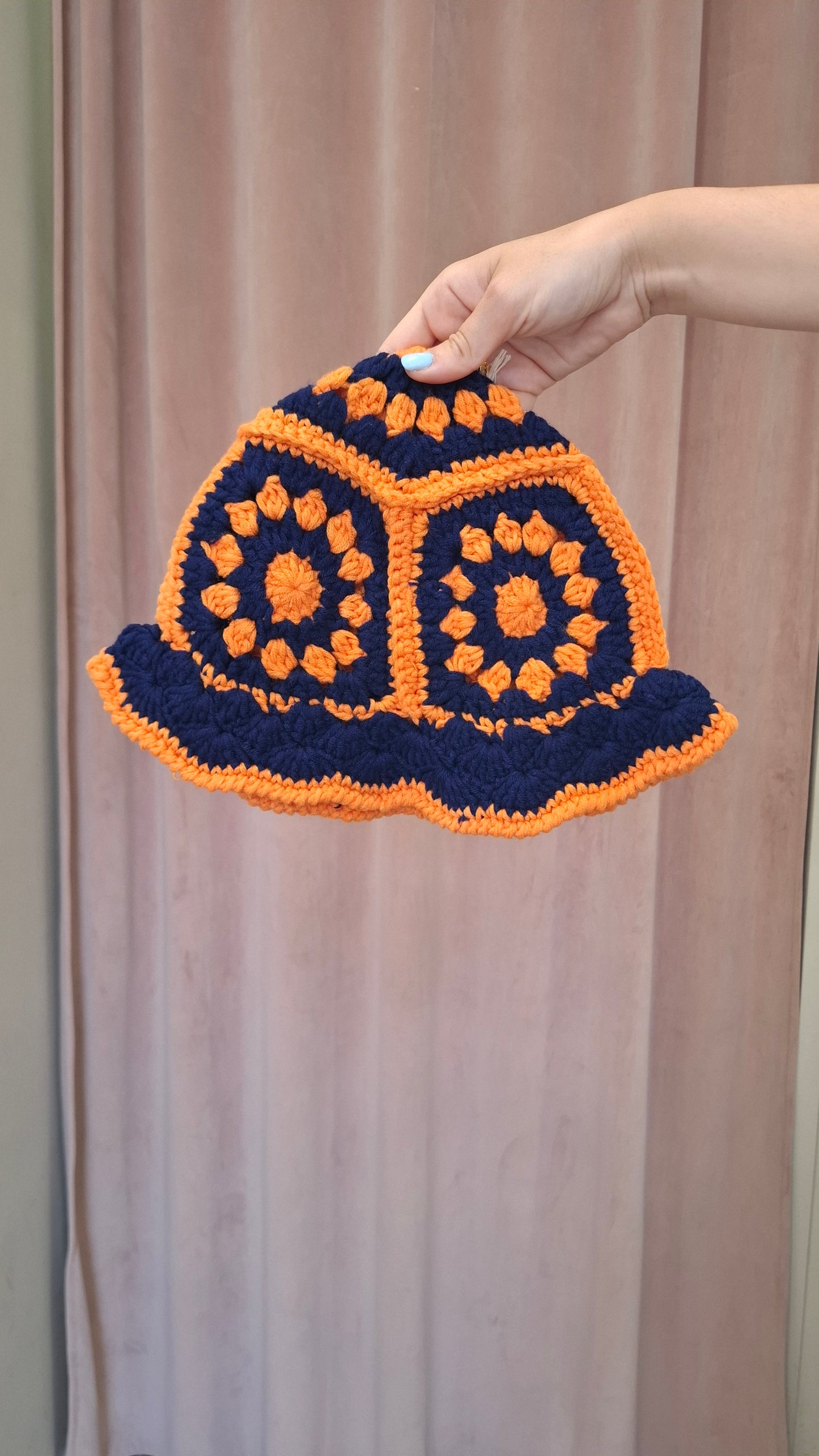 Cappello crochet fantasia