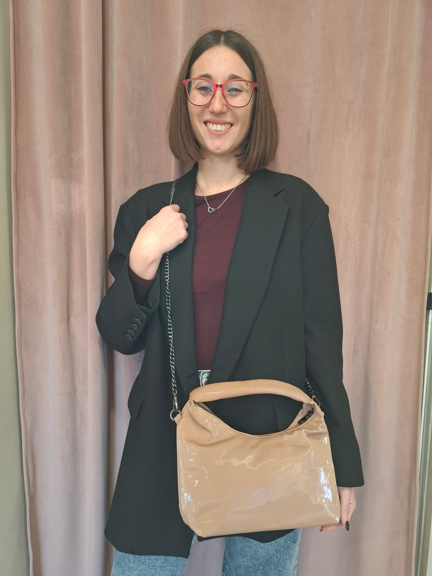 Borsa in vernice