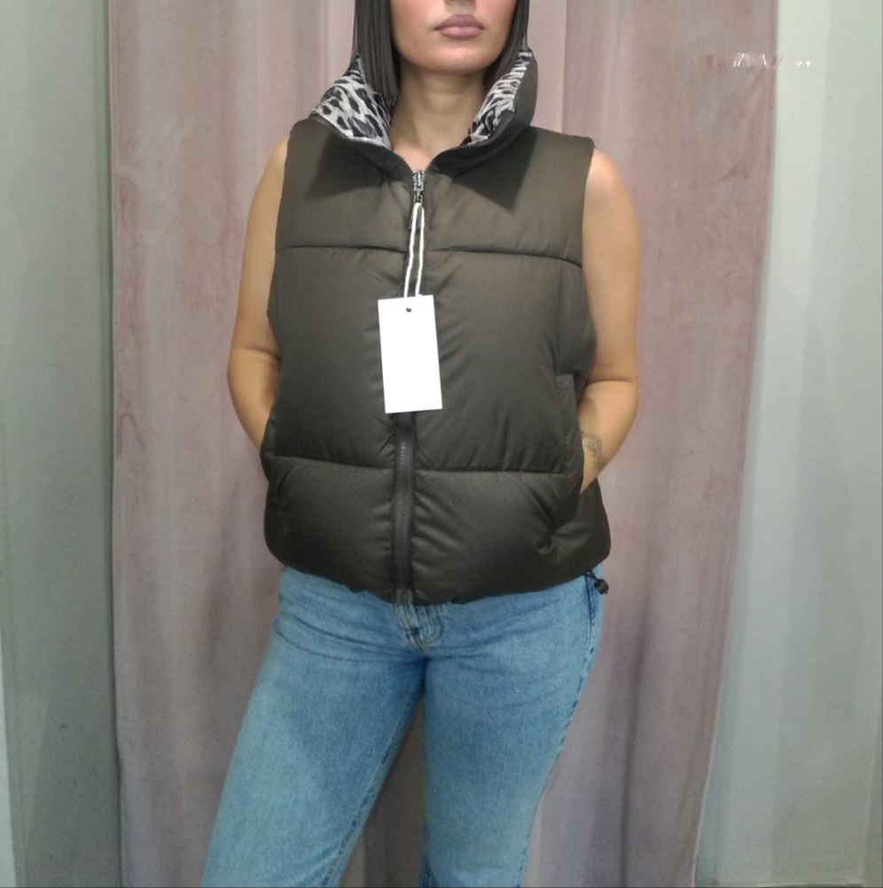 Gilet imbottito double face
