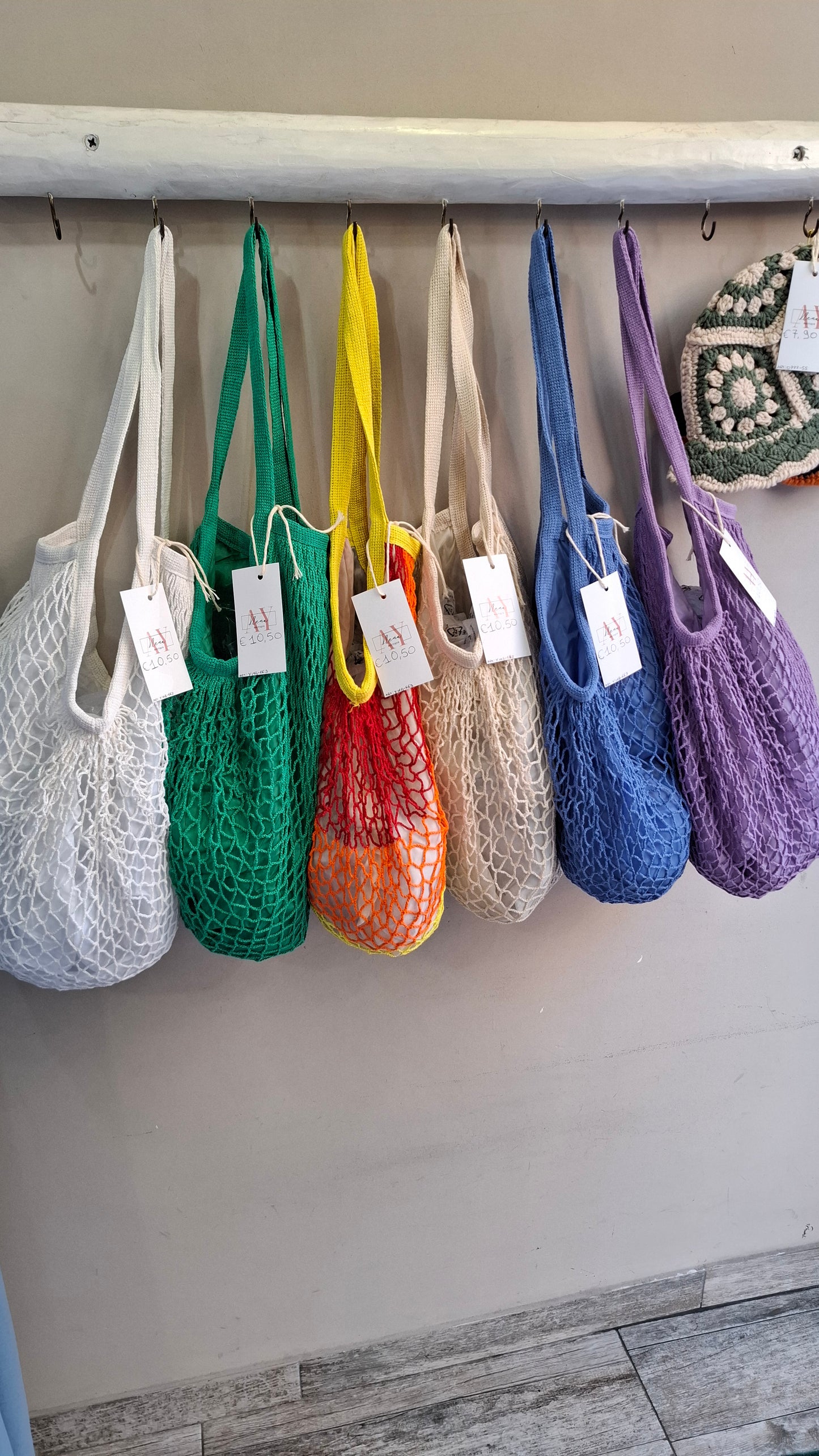 Borsa da mare in rete