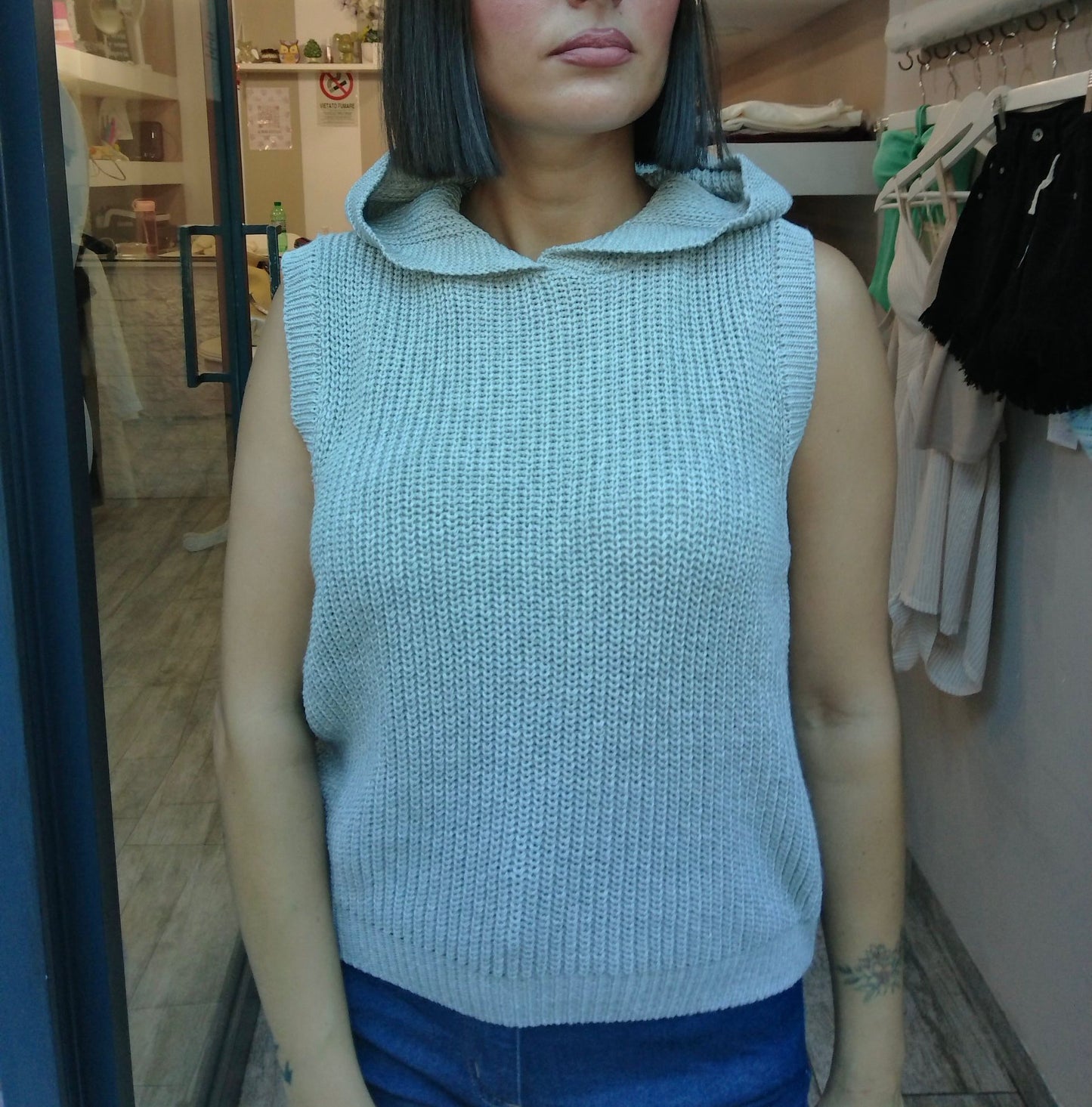 Gilet in maglia