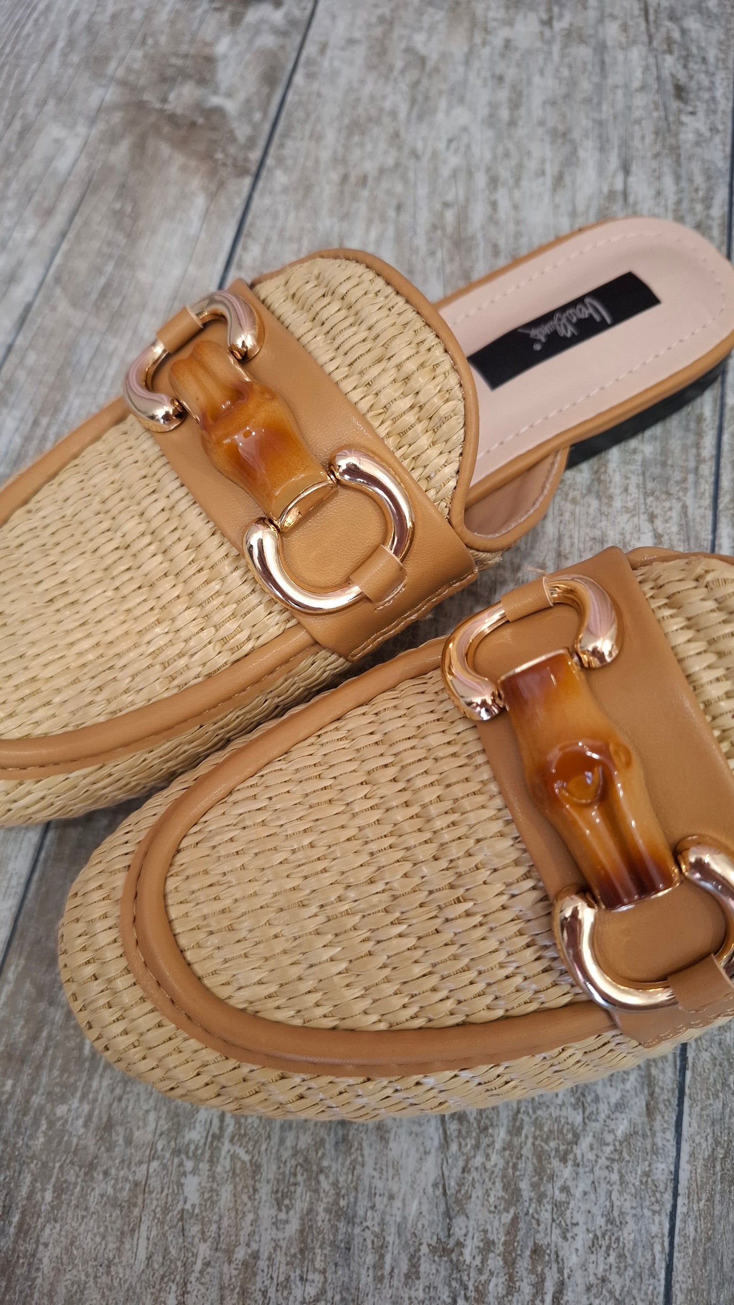 Mocassino estivo – Beige e cuoio