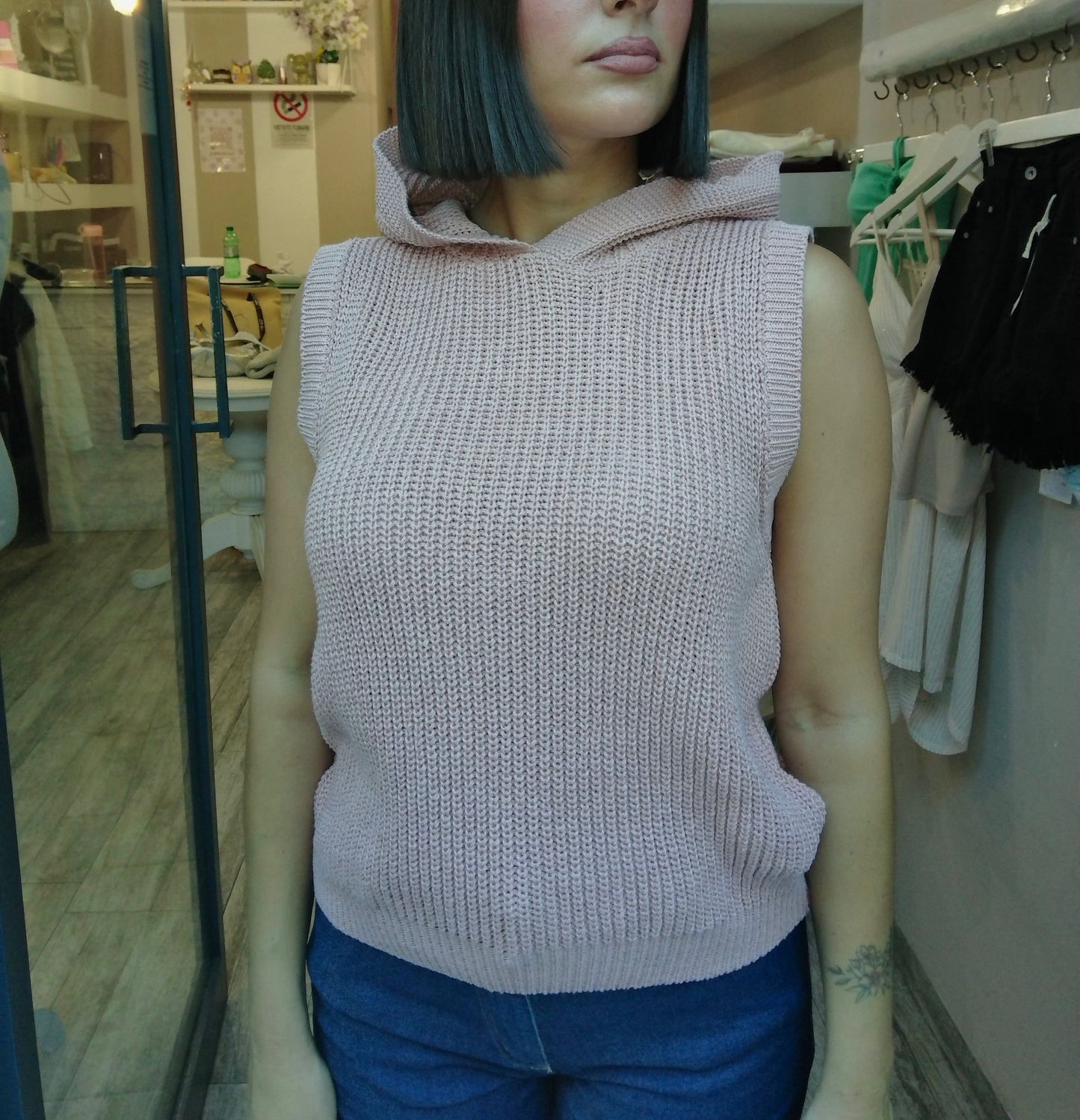 Gilet in maglia